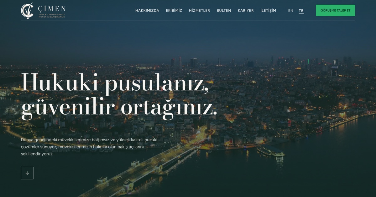 Çimen Hukuk ve Danışmanlık ekran görüntüsü