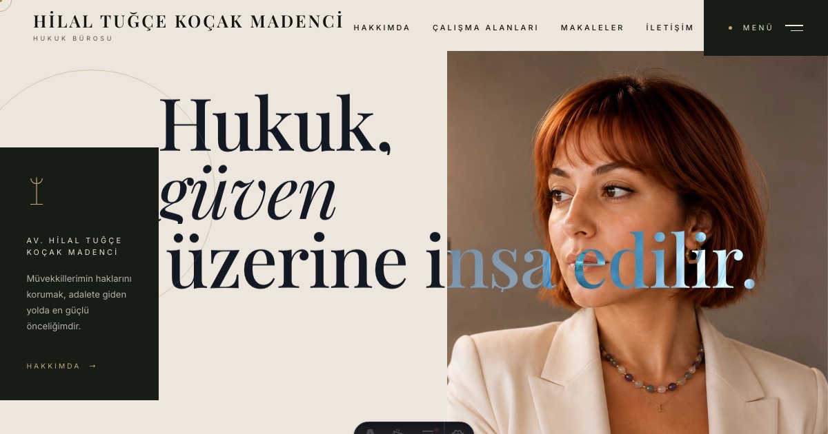 Koçak Madenci Hukuk ekran görüntüsü